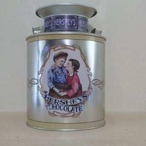 VTG Hershey's Chocolate Metal Tin Milk Jug